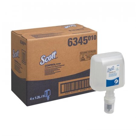 Картридж с мылом-пеной KIMBERLY-CLARK Scott Control 6345 1.2 л (4 штук в  упаковке)
