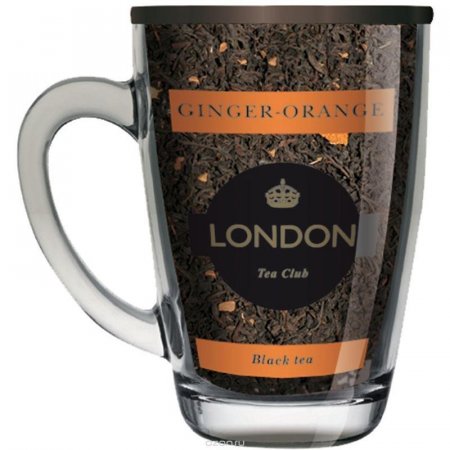 Чай подарочный London Tea Club Имбирь-апельсин листовой черный 70 г