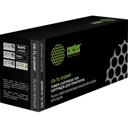 Тонер-картридж Cactus CS-TL-5120HP для Pantum чёрный совместимый