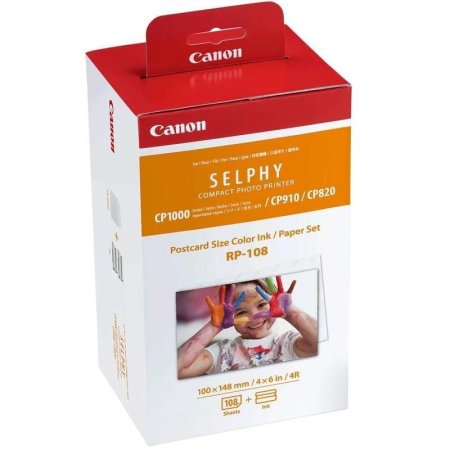 Набор картридж Canon RP-108 8568B001 белый оригинальный + бумага 108  листов