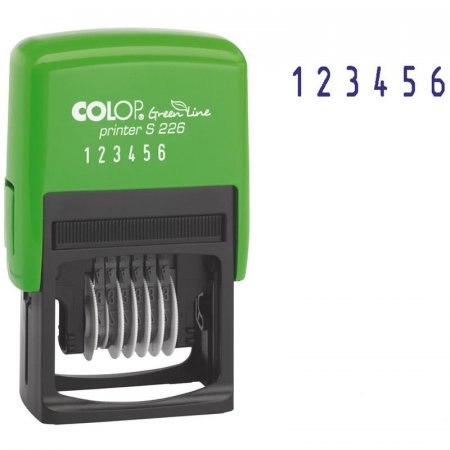 Нумератор автоматический Colop Printer S226 Эко Green Line 6-разрядный