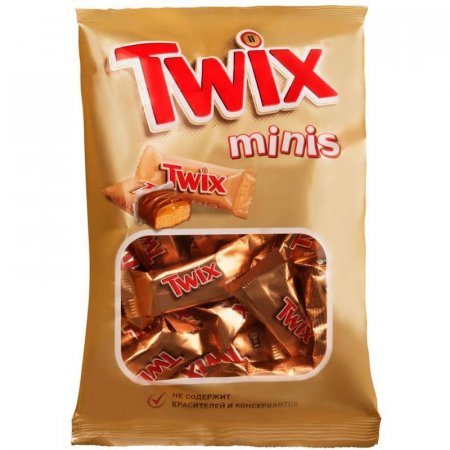 Шоколадный батончик Twix мини 184 г