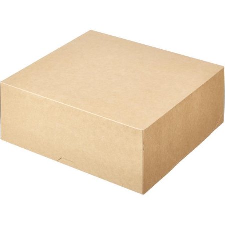 Упаковка бумажная ECO CAKE 6000 (255х255х105мм, крафт, 75 штук в  упаковке)