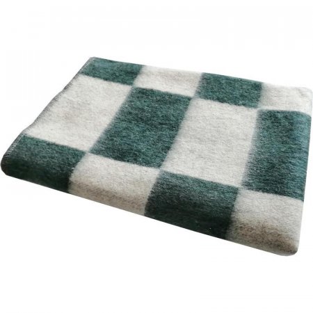 Одеяло Шуя 140х205 см шерсть-химическое волокно (клетка)