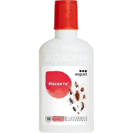Средство для уничтожения насекомых Avgust Инсекта 100 мл