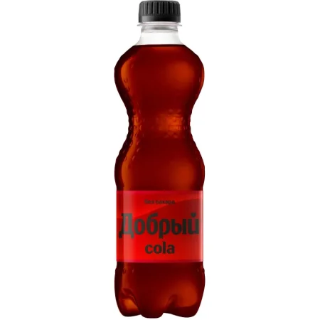 Напиток Добрый газированный Cola без сахара 0.5 л Напиток Добрый газированный Cola без сахара 0.5 л