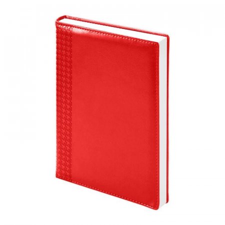 Ежедневник датированный 2021 год InFolio Lozanna искусственная кожа A5 176 листов красный (140x200 мм)