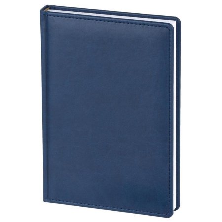 Ежедневник датированный 2023 год Attache Сиам искусственная кожа A5 180  листов синий (143x210 мм)