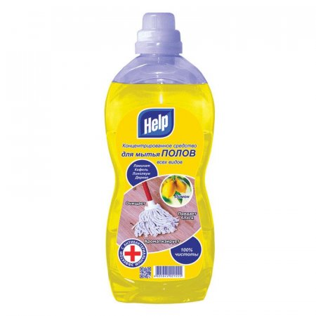 Средство для мытья пола Help Лимон 1000 мл