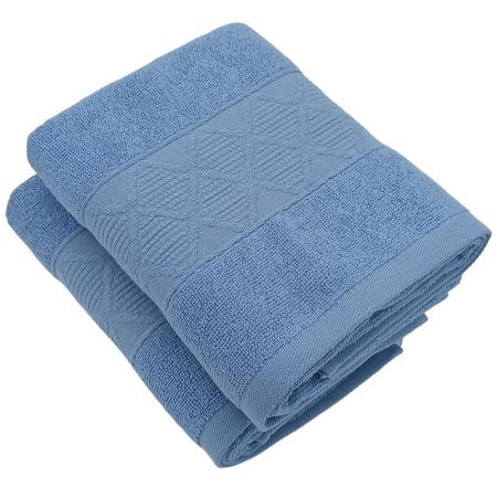 Набор полотенец махровых Belezza Premium Fumane 2 штуки 50х80 см 480  г/кв.м голубые