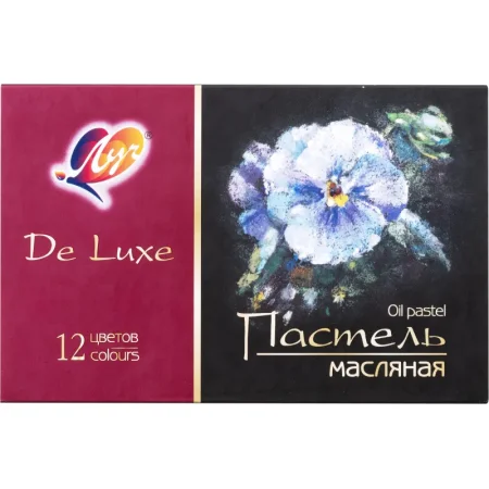 Пастель масляная Луч De Luxe круглая 12 цветов в картонной коробке Пастель масляная Луч De Luxe круглая 12 цветов в картонной коробке