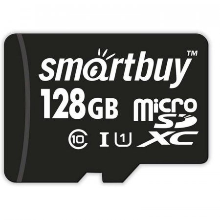 Карта памяти 128 ГБ microSDXC SmartBuy SB128GBSDCL10-01 Class 10