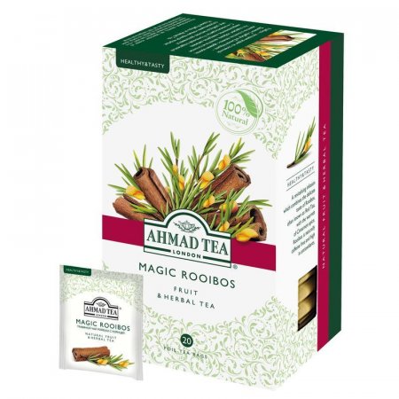 Чай Ahmad Tea Magic Rooibos травяной с корицей 20 пакетиков