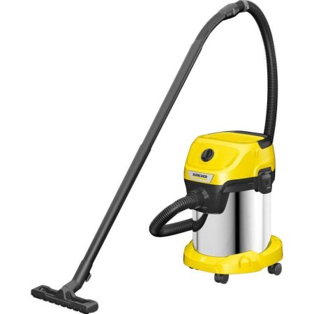 Пылесос Karcher WD 3 S желтый/черный (200 Вт, 77 ДБ)