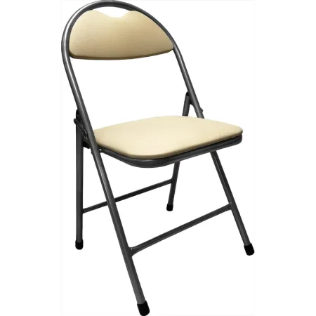 Стул складной Нортон слоновая кость (искусственная кожа, металл)