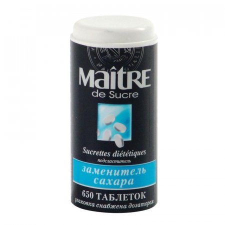 Сахарозаменитель Maitre de Sucre 650 таблеток