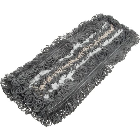 Насадка МОП для швабры-флаундера (плоской) Luscan Professional хлопок   40х10 см серый