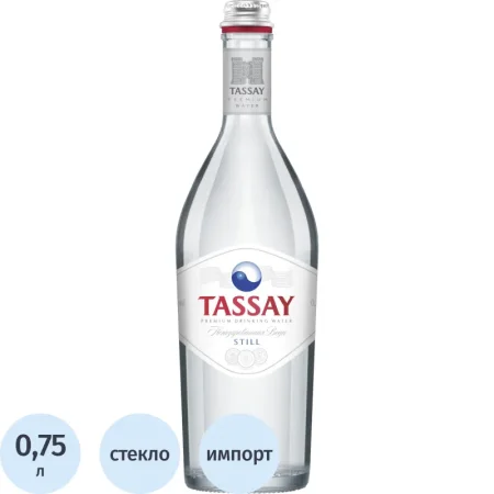 Вода питьевая Tassay негазированная 0.75 л Вода питьевая Tassay негазированная 0.75 л