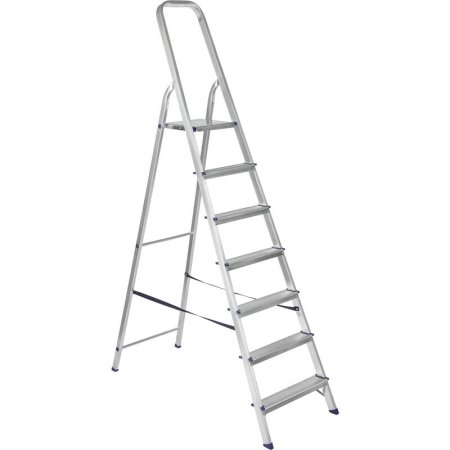 Стремянка алюминиевая 7 ступеней Topfort 1688088 Стремянка алюминиевая 7 ступеней Topfort 1688088