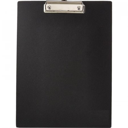 Папка-планшет Attache A4 пластиковая черная без крышки