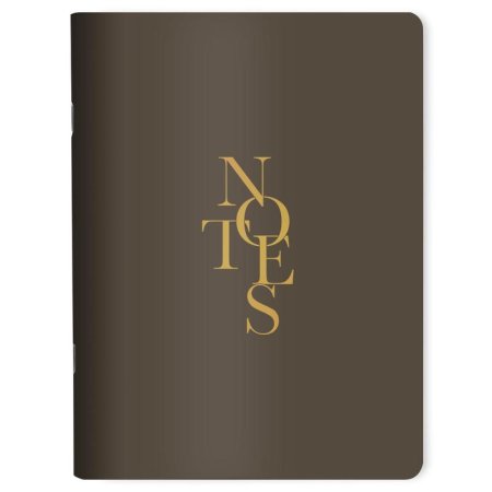 Тетрадь общая Be Smart Notes А5 48 листов в клетку на скрепке (обложка  коричневая)