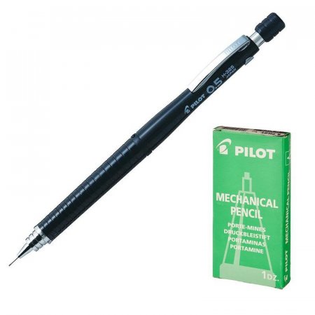 Карандаш механический PILOT H-325, 0,5мм, с ластиком