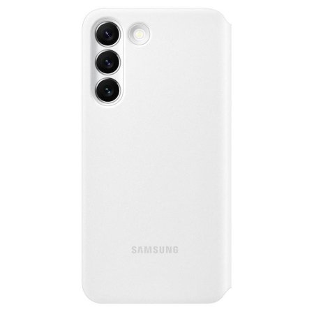 Чехол книжка Samsung Smart Clear View Cover S22 для Samsung Galaxy S22  белый (SAM-EF-ZS901CWEGRU)