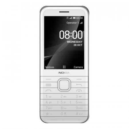 Мобильный телефон Nokia 8000 DS TA-1303 белый (16LIOW01A09)
