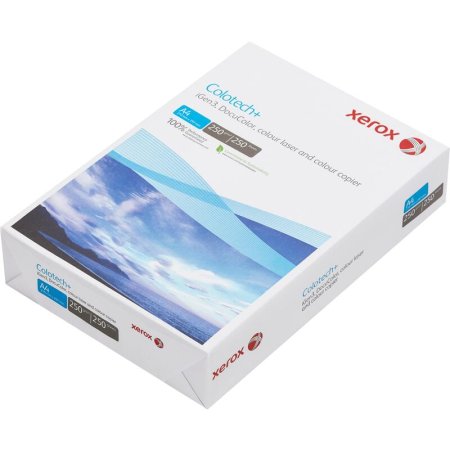 Бумага для цветной лазерной печати Xerox Colotech + ( A4, 250 г/кв.м,  250 листов, 003R94671)