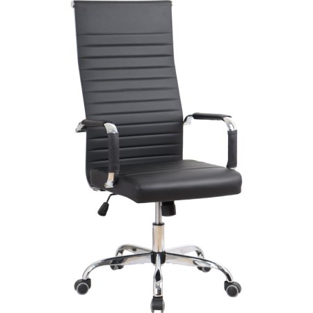 Кресло для руководителя Easy Chair 566 TPU чёрное (экокожа, металл)