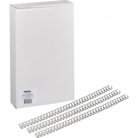 Пружины для переплета металлические ProMega Office 3:1 7,9 мм черные 34 кол