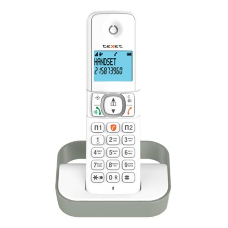Радиотелефон teXet TX-D5605A белый/серый