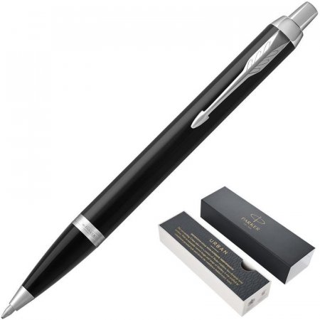Ручка шариковая Parker IM синяя черный корпус (артикул производителя 1931665)