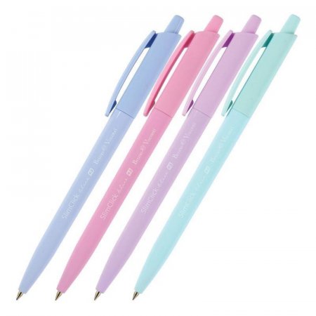 Ручка шариковая автоматическая Bruno Visconti Slim Click Zefir синяя  (толщина линии 0.4 мм) (артикул производителя 20-0229)