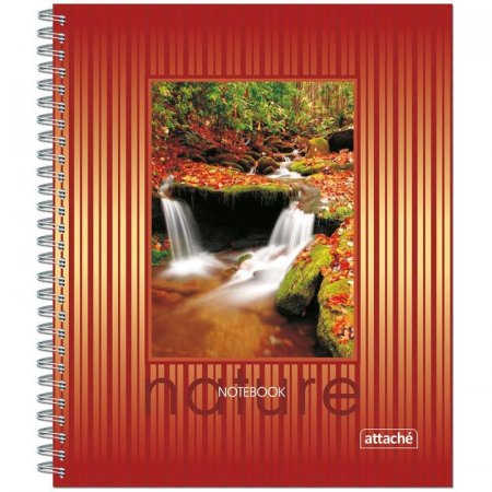 Тетрадь общая Attache (А5, 120 листов, клетка, на спирали)