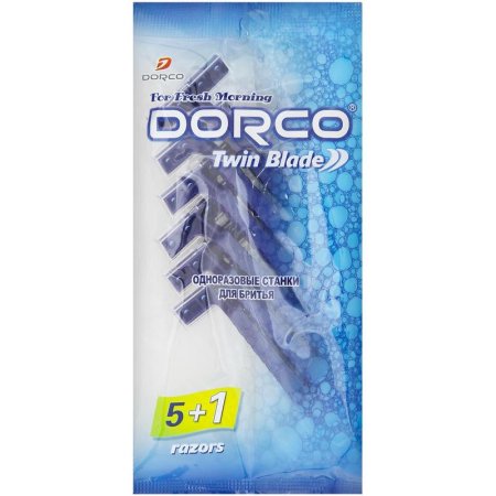 Бритва одноразовая Dorco TD705 (6 штук в упаковке)