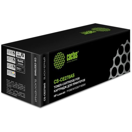 Картридж лазерный Cactus 78A CS-CE278AS для HP черный совместимый
