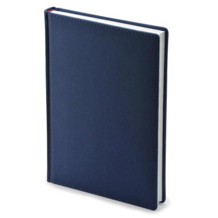 Ежедневник недатированный Attache Velvet искусственная кожа Soft Touch  A5+ 136 листов темно-синий (145х205 мм)