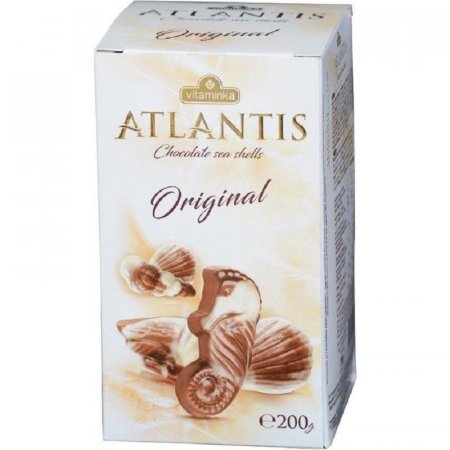 Шоколадные конфеты Vitaminka Atlantis с ореховым кремом 200 г