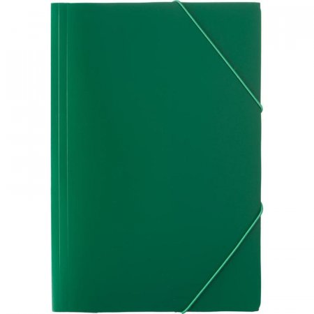 Папка на резинках Attache Economy A4 пластиковая зеленая (0.45, до 200 листов)