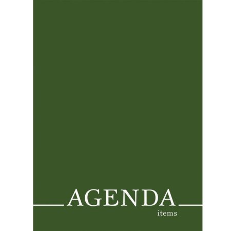 Бизнес-тетрадь Канц-Эксмо Agenda Green А4 120 листов зеленая в линейку  на сшивке (210х290 мм)
