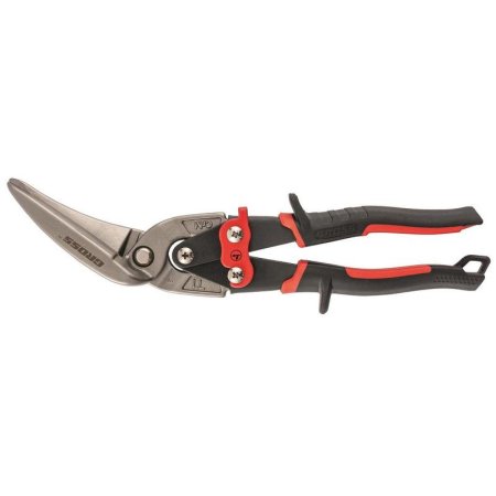 Ножницы по металлу GROSS PIRANHA 270мм,прямой и левый рез,СrMo (78331)