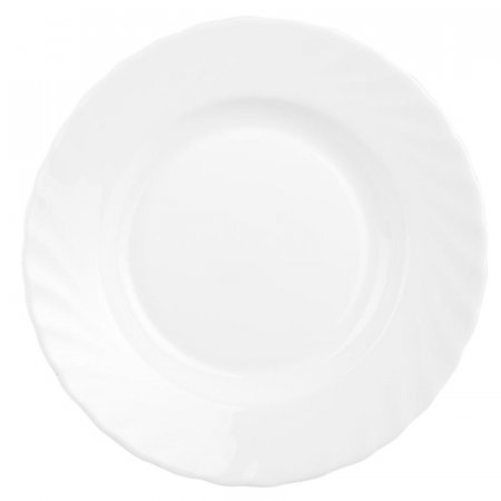 Тарелка суповая стекло Luminarc Трианон диаметр 255 мм белая (артикул   производителя H4123/N5016)