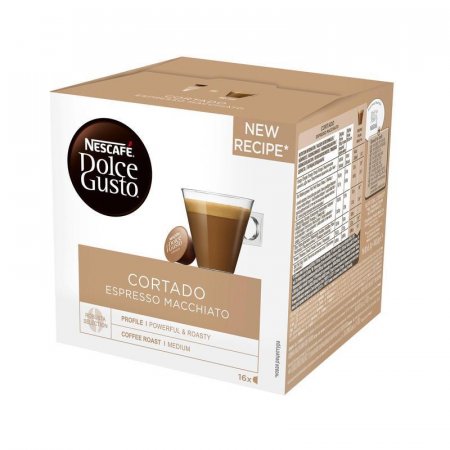 Капсулы для кофемашин Nescafe Dolce Gusto эспрессо с молоком (16 штук в упаковке)