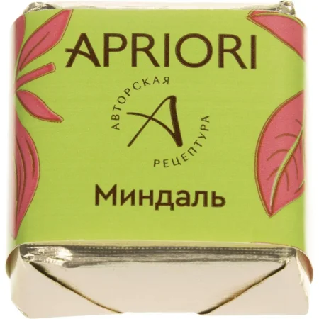 Конфеты шоколадные Apriori с миндальным кремом и дроблёной абрикосовой  косточкой (1900 г в упаковке)