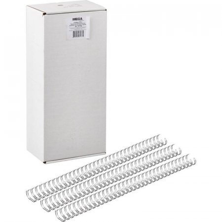 Пружины для переплета металлические Promega office 14.3 мм серебристые  (100 штук в упаковке)
