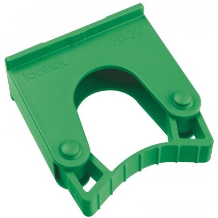 Зажим  для щеток и рукояток Hillbrush Hold 1 G пластик зеленый (диаметр 20-30 мм)