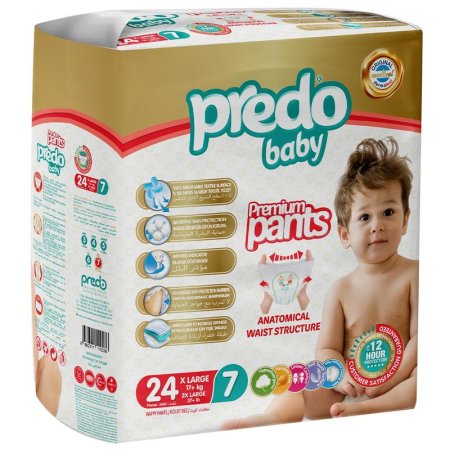 Подгузники-трусики Predo Baby размер 7 17+ кг (24 штуки в упаковке)