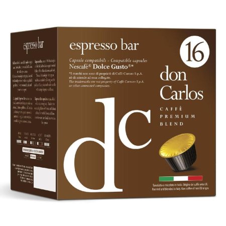 Кофе в капсулах для кофемашин Don Carlos Espresso Bar (16 штук в  упаковке)