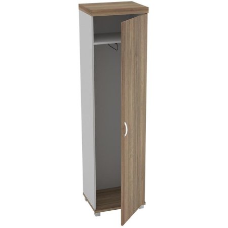 Шкаф для одежды Easy Director (дуб шамони темный/серый, 554х445х2105 мм)